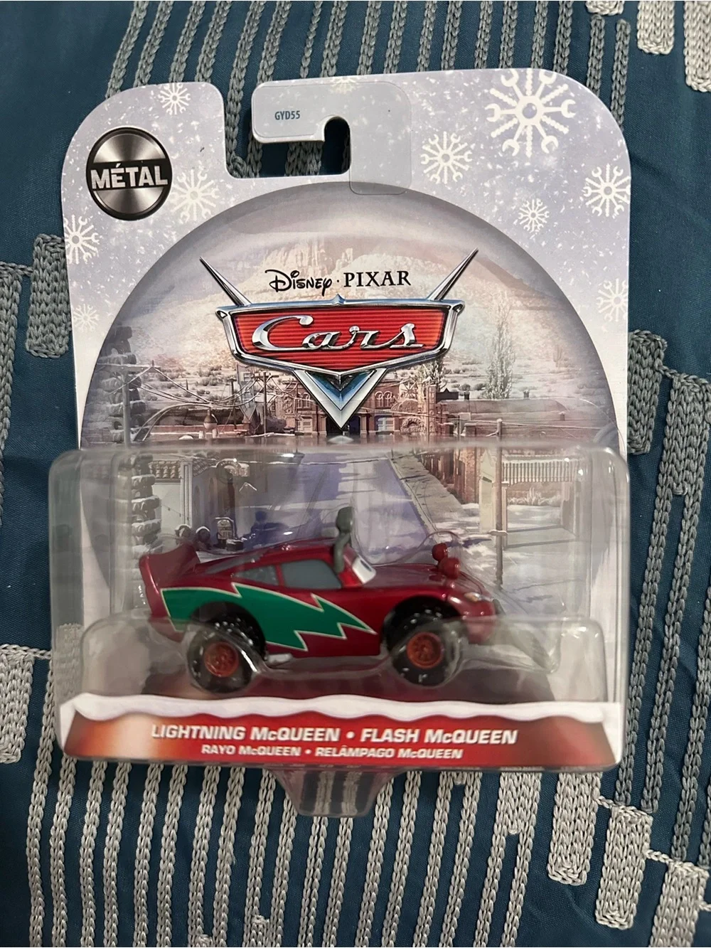 NEW Disney Pixar Cars Toys - Holiday Lightning McQueen - Die-Cast Metal Vehicle